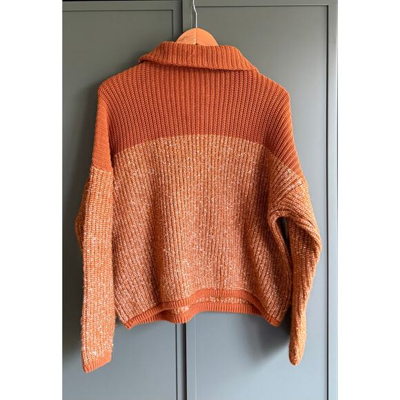 nwt VARLEY sz XS Willard Knit Pullover in Caramel Cafe - Picture 6 of 6